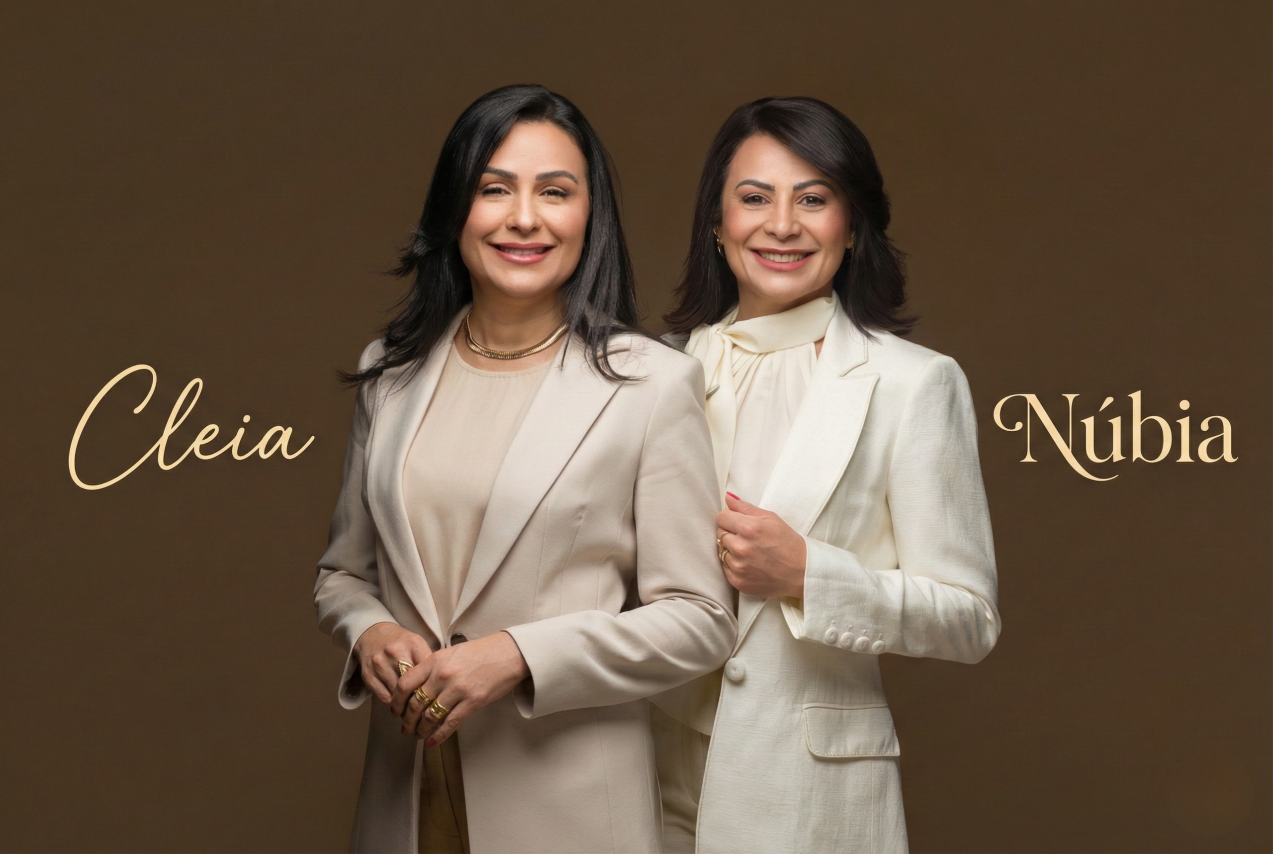 Foto das Fundadoras Cleia e Núbia